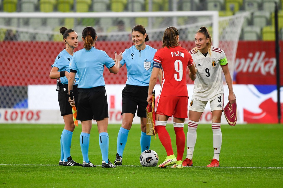 Tessa Wullaert en Eva Pajor kennen elkaar nog van bij Wolfsburg.