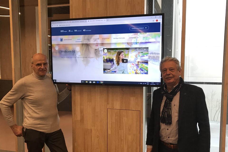 Geo Verstichel en Dirk Dupont van Packcontact.