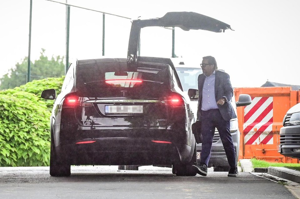 Owner Marc Coucke at Anderlecht board meeting