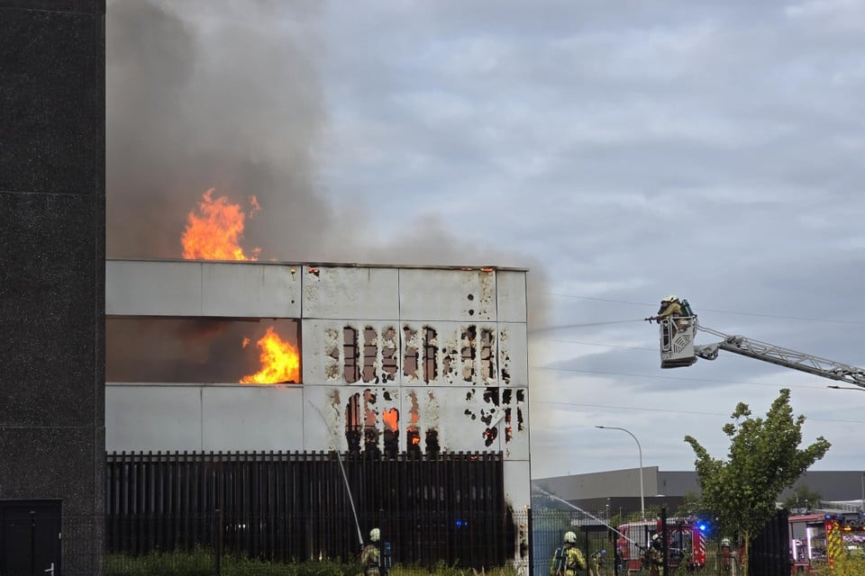 Heavy Brand lays the office building of Houtbedrijf in As: « Upon arrival, office area was already in light -light » (Ostend)