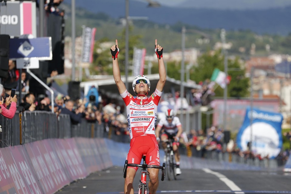 Masnada (toen nog bij Androni-Giocatoli) was vorig jaar succesvol in de Giro 