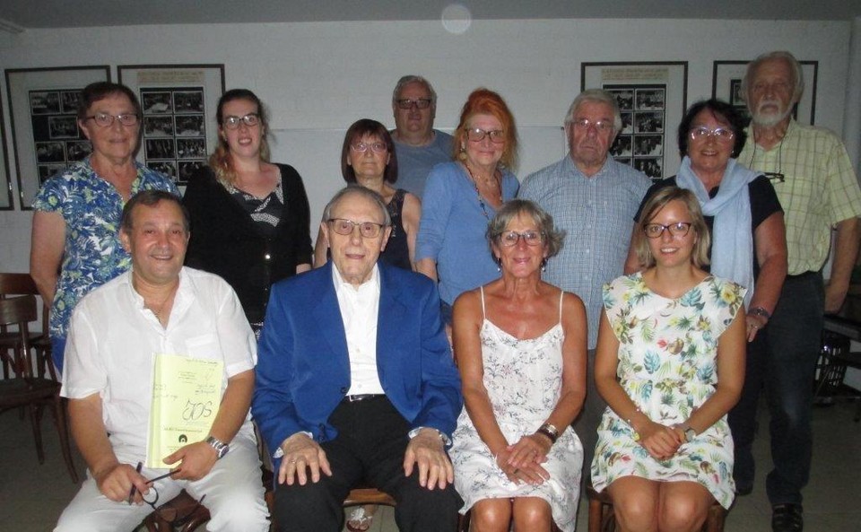 André Moreau at his favorite theater company De Heidebloem.