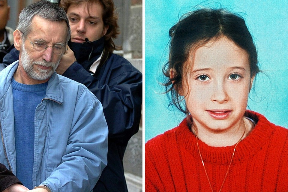 Links: Fourniret. Rechts: De negenjarige Estelle Mouzin. Ze verdween in 2003. 