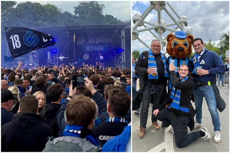 Tens of thousands of fans of Club Brugge put Brussels on stilts for cup final: « We are going to experience something here » (Bruges)