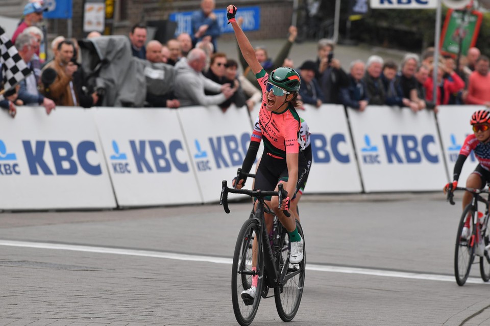 Sofie De Vuyst mocht destijds zegevieren in de Brabantse Pijl. 