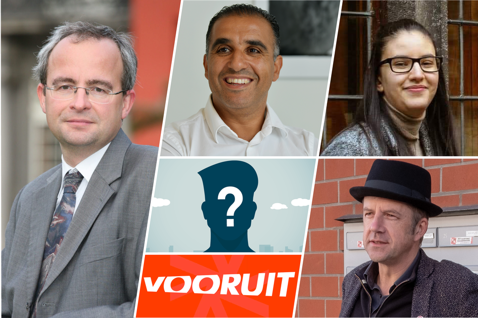 Onder de Vijf bevinden zich raadslid Karim Bachar, Socialistische Jeugdvoorzitter Hiba Faraji en districtsraadslid Frank Vercammen van Deurne, onder leiding van Dirk Wiesé.