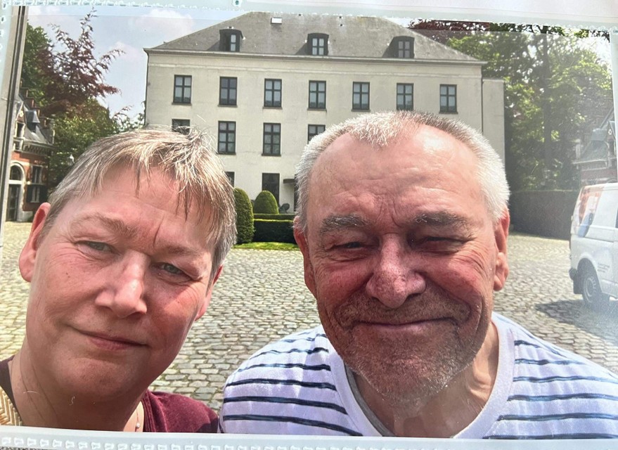 Linda and her dad Henri for Castle Solhof in Aartselaar, now a hotel.