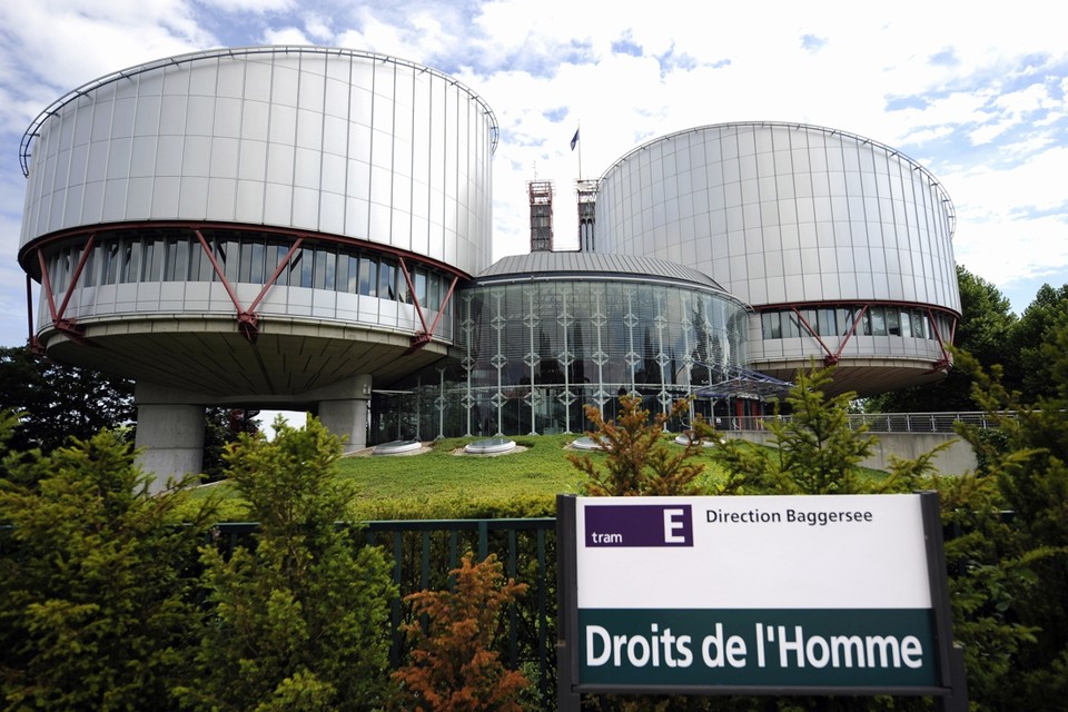 Het Europees mensenrechtenhof in Straatsburg. 