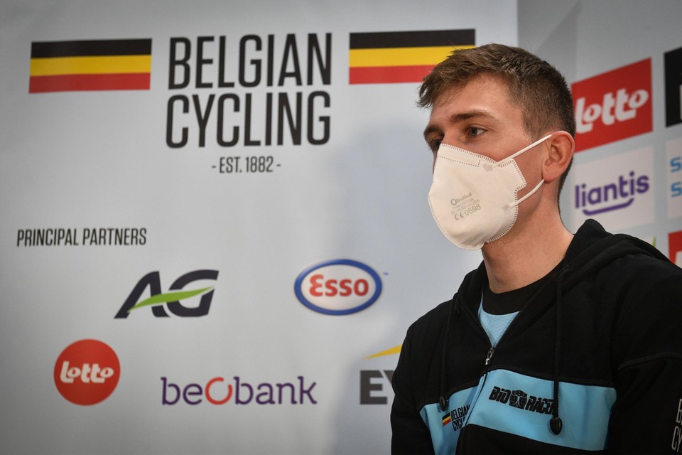 Mondmasker verplicht in de bubbel van Belgian Cycling. 