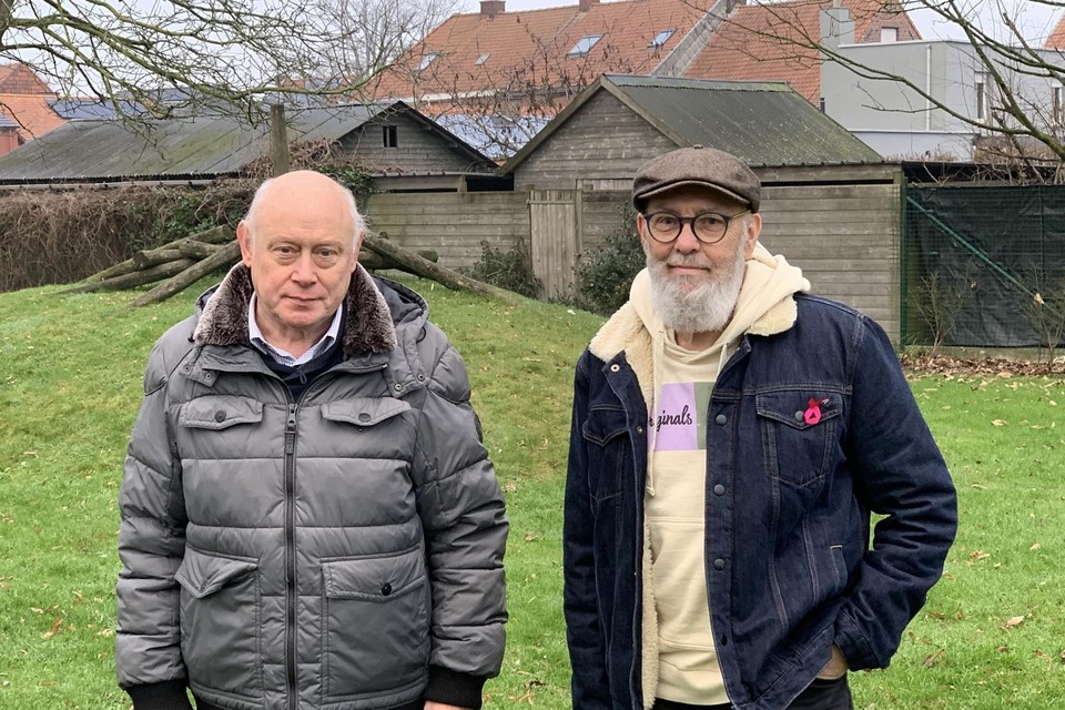 Regisseur Luc Eggermont (links) en Bernard Kindt (rechts) zijn vol vertrouwen over het welslagen van de voorstelling.