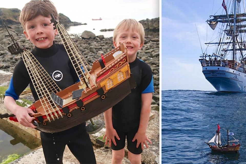 Bewijs Erfgenaam Halloween Deze jongens lieten hun Playmobil-schip in zee. Nu heeft het al bijna 4.500  kilometer afgelegd | Het Nieuwsblad Mobile