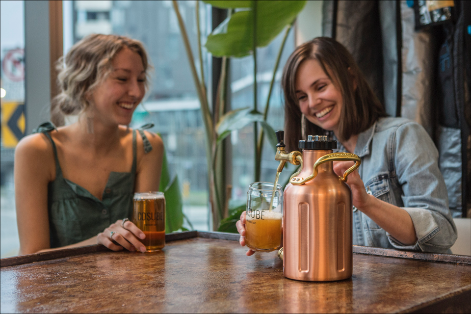 Bij Brewmine TAP zal je ook brouwsels in uKegs kunnen afhalen, afhaalbier dus.