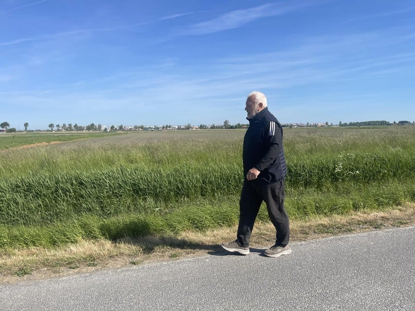 Since his life -saving operation, Marie Dedecker has been walking every day.