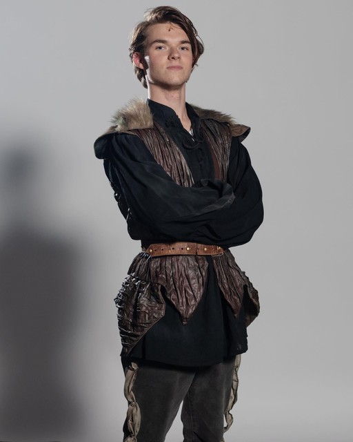Mathias in de musical ‘Robin Hood’. 