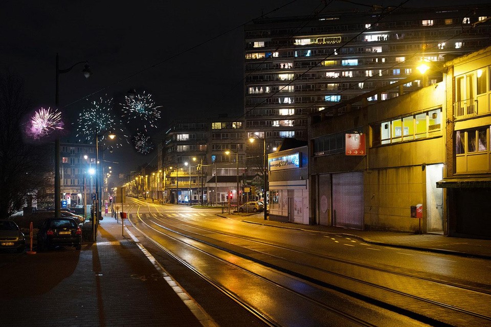 Op uitzonderingen na, ogen de straten in het centrum van Brussel vanaf 22 uur leeg.  