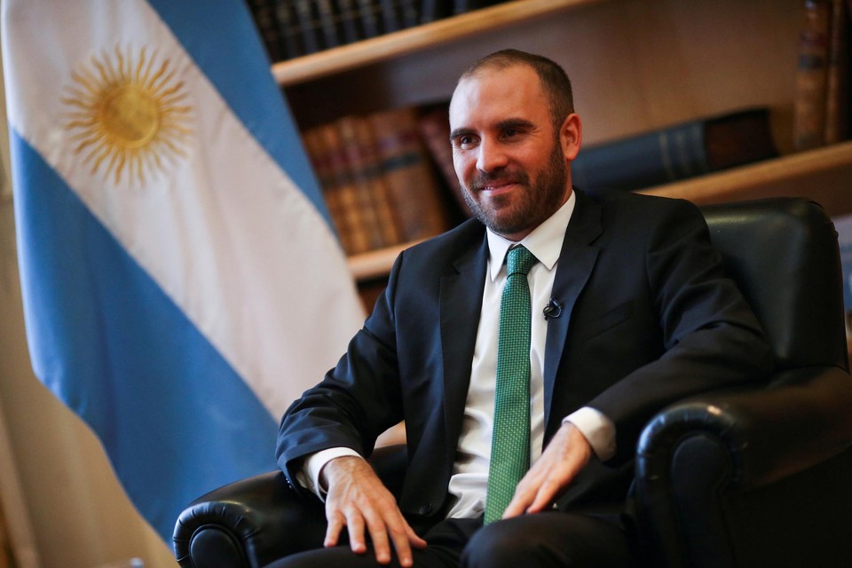 De Argentijnse minister van Economische Zaken Martin Guzman. 
