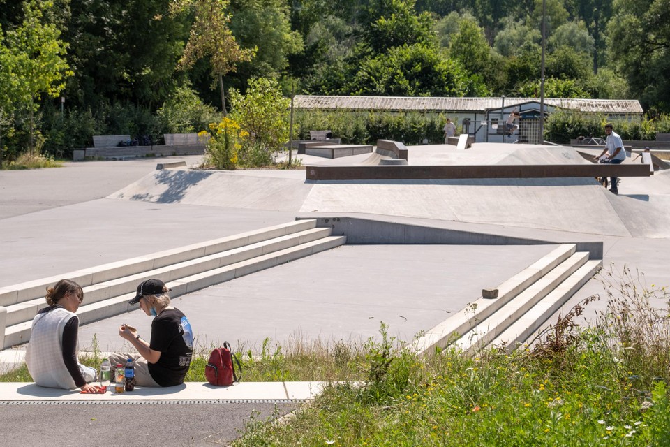 Het skatepark van Park Groot Schijn.