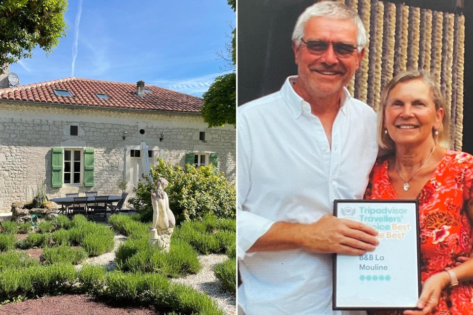 Luc Dewart en zijn echtgenote Martine Vanden Steene uit Nieuwpoort hebben van Tripadvisor een belangrijke prijs gekregen.