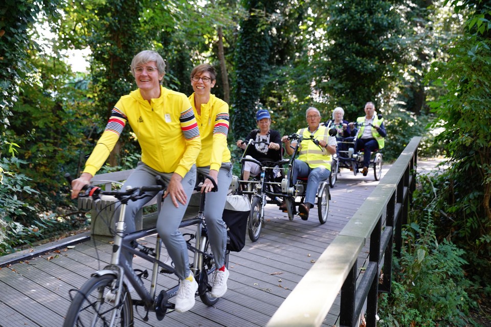 Het Gentse olympische tandemduo Griet Hoet en Anneleen Monsieur steunen het initiatief