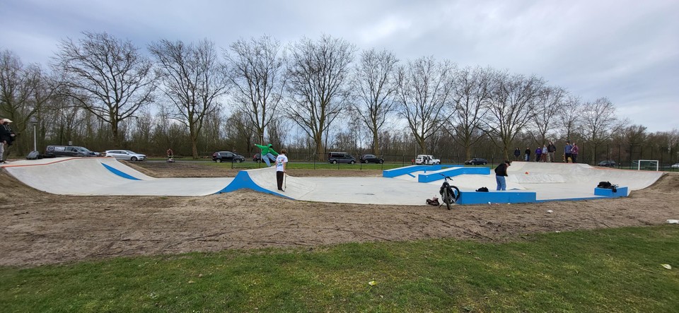 Het skatepark werd ingeplant op de plaats van het voetbalterrein.