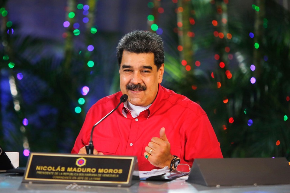 De Venezolaanse president Nicolas Maduro. 