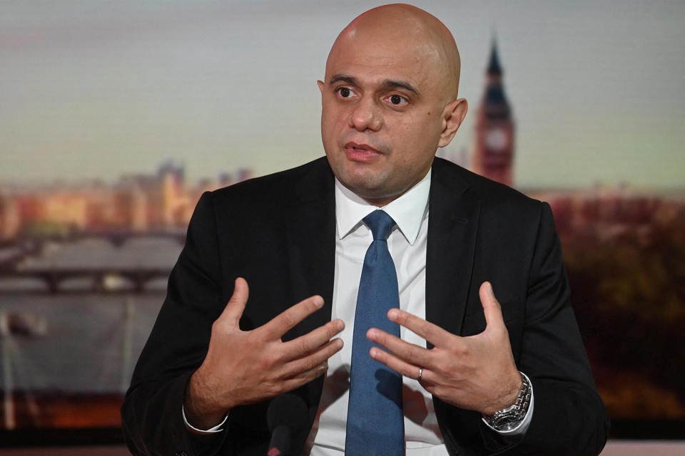 Il ministro della Sanità britannico Sajid Javid 