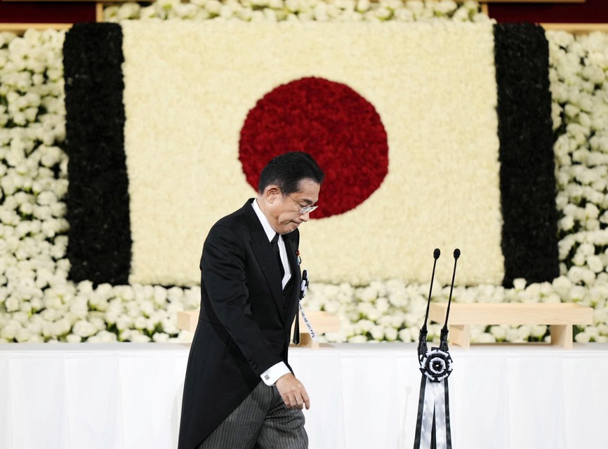 De Japanse premier Fumio Kishida 