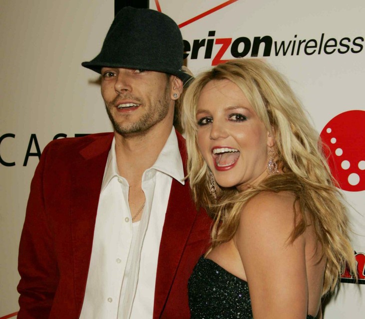 Kevin Federline en Britney Spears. 
