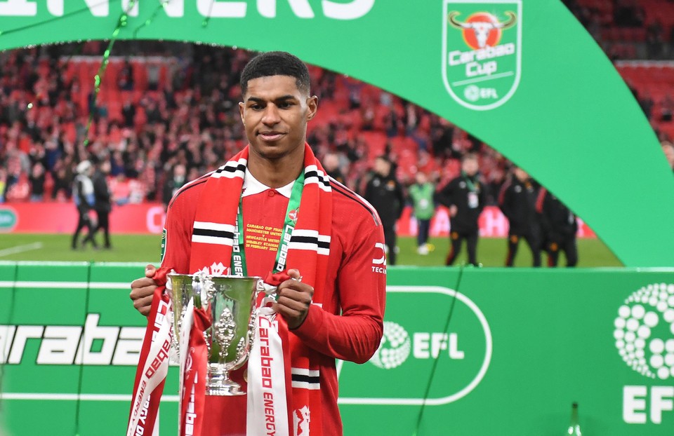 Marcus Rashford, de man in vorm bij Manchester United.