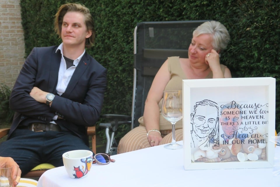Ook de kameraden van Didier woonden de herdenking bij.