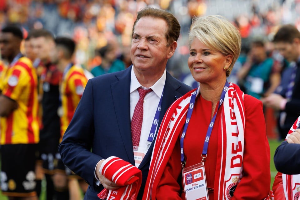 Paul Gheysens and his wife Ria Vandoorne.