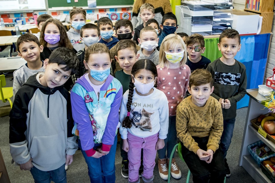 Mondmaskers in de klas zijn vanaf woensdag verplicht vanaf het eerste leerjaar.