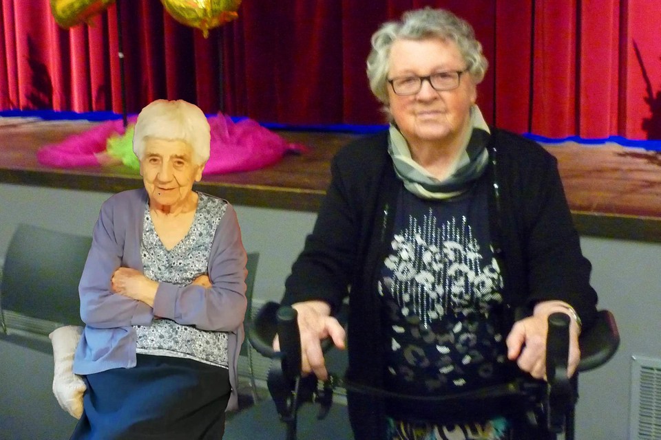 Elza Verhaeren (links) en Anna Smeyers (rechts) zijn de oudste leden van Femma-Retie. Ze zijn respectievelijk al 73 jaar en 50 jaar lid. 