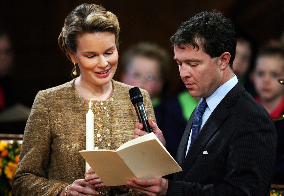 De Belgische koningin Mathilde conheceu Frans de Beaufort em 2005. 