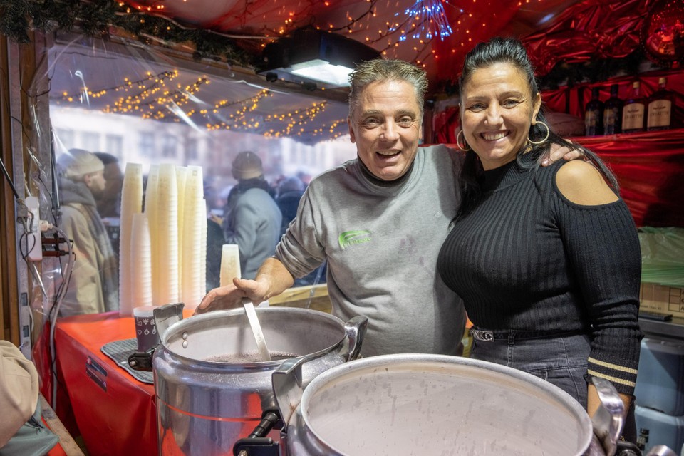 The mulled wine from Serge Van Son and Marie-Louise Castermans also went smoothly this year 
