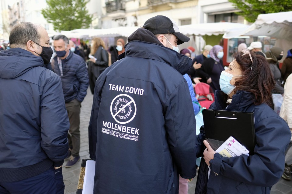 De vaccinatiecampagne in Brussel verloopt uiterst moeizaam.