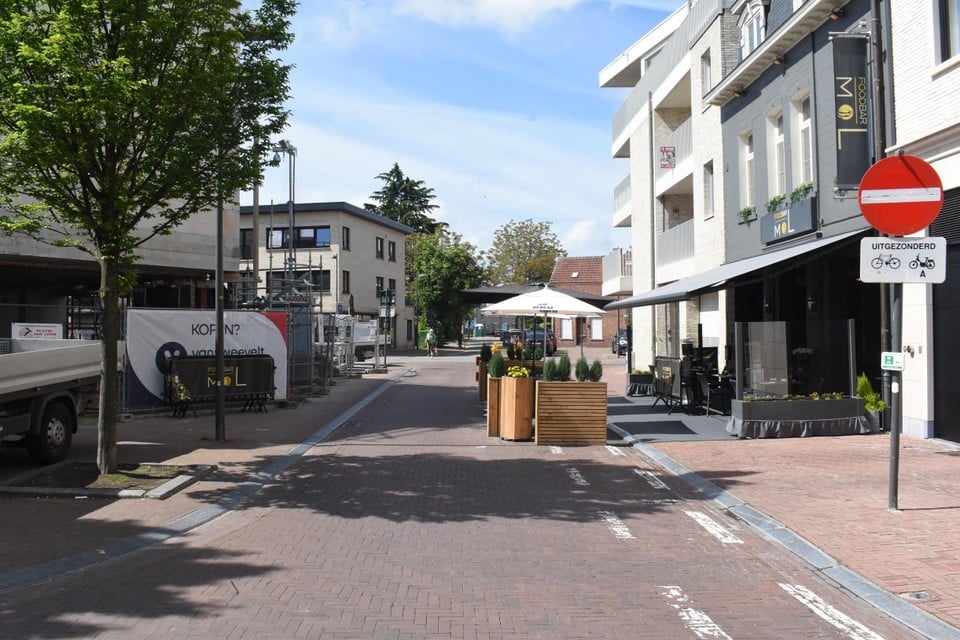 Dit gedeelte van de Schansstraat is donderdag afgesloten.