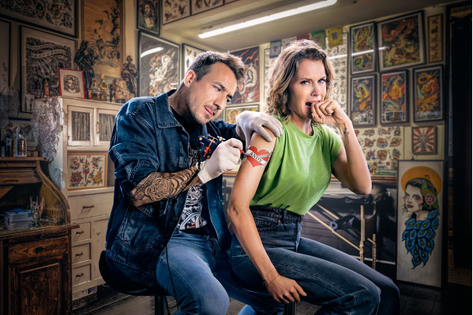 Andy Peelman en Dina Tersago in Ze zeggen dat.