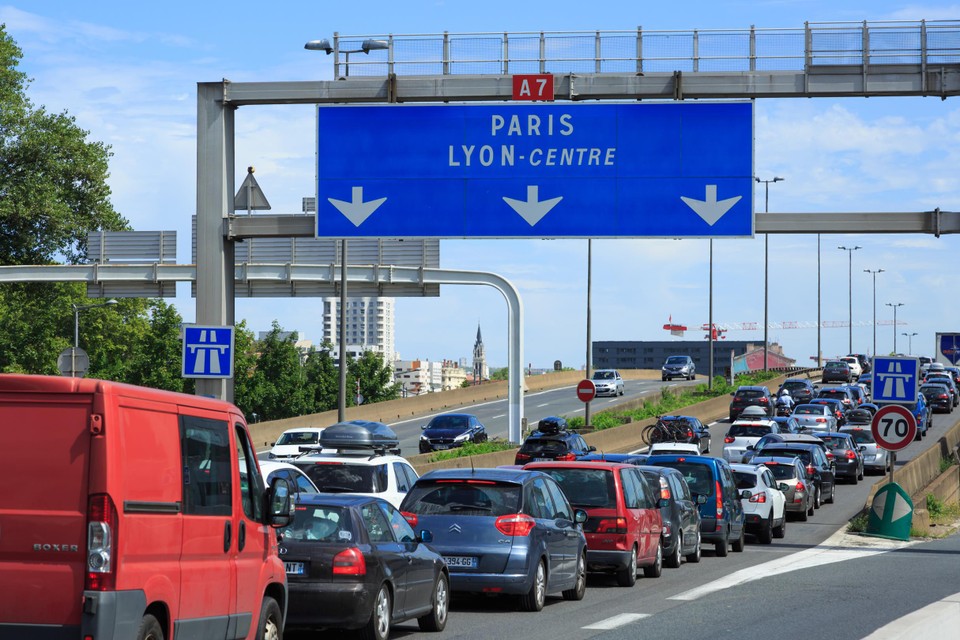 Onder meer richting Parijs en Lyon zal het zonder twijfel bijzonder druk zijn.