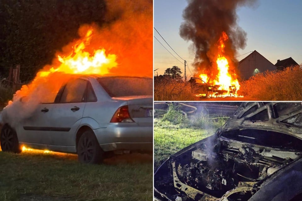 Two car fires in suspicious circumstances: Auto Vuur seizes after pursuit and driver flight with scooter when vehicle burns out (inland)