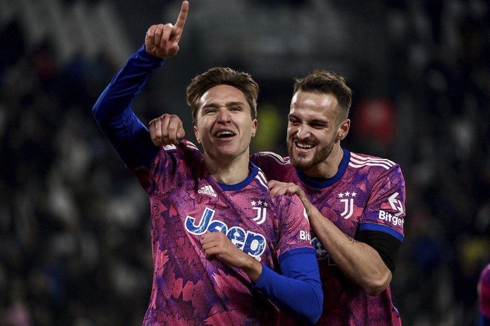 Bij Juventus zijn ze maar wat blij dat Federico Chiesa terug is.