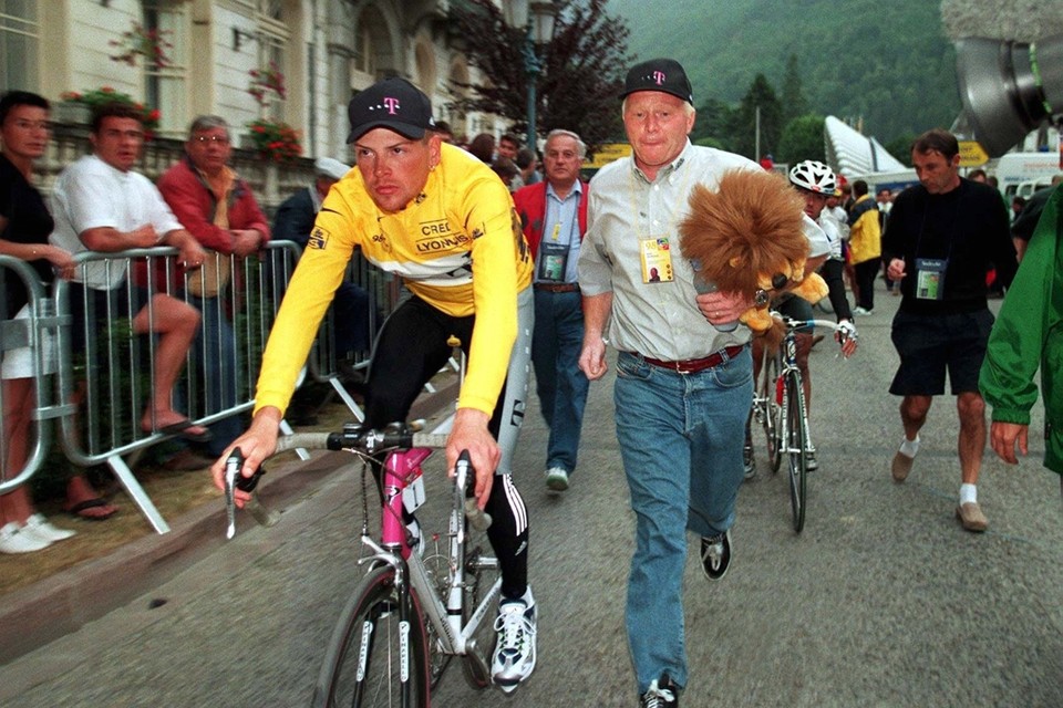 Ullrich en Pevenage in de Tour van 1998 