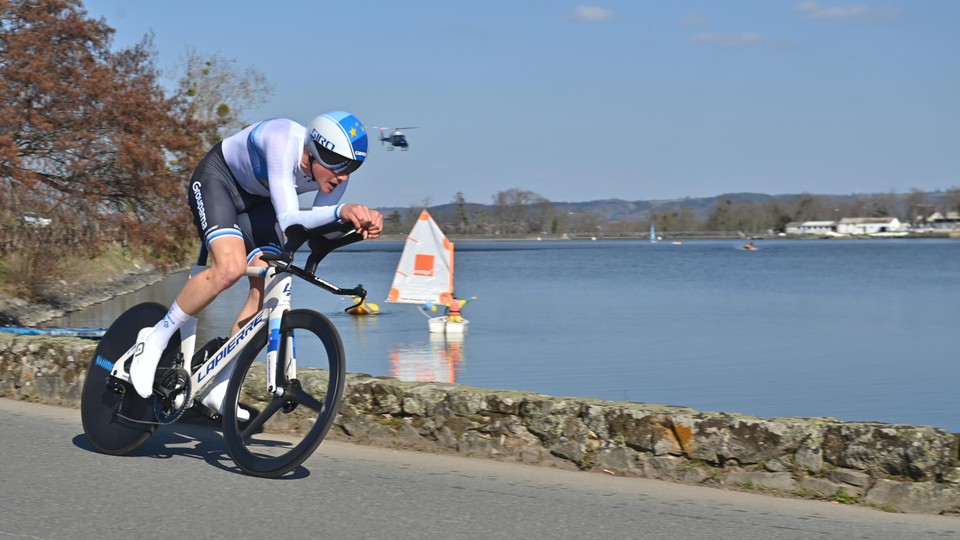 De Europese kampioen kwam in Montluçon dicht in de buurt van de snelste chrono. 