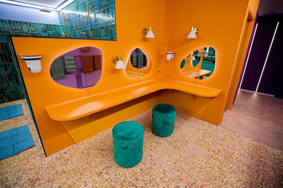 Designer Frank Visser's masterpiece: the bathroom. 