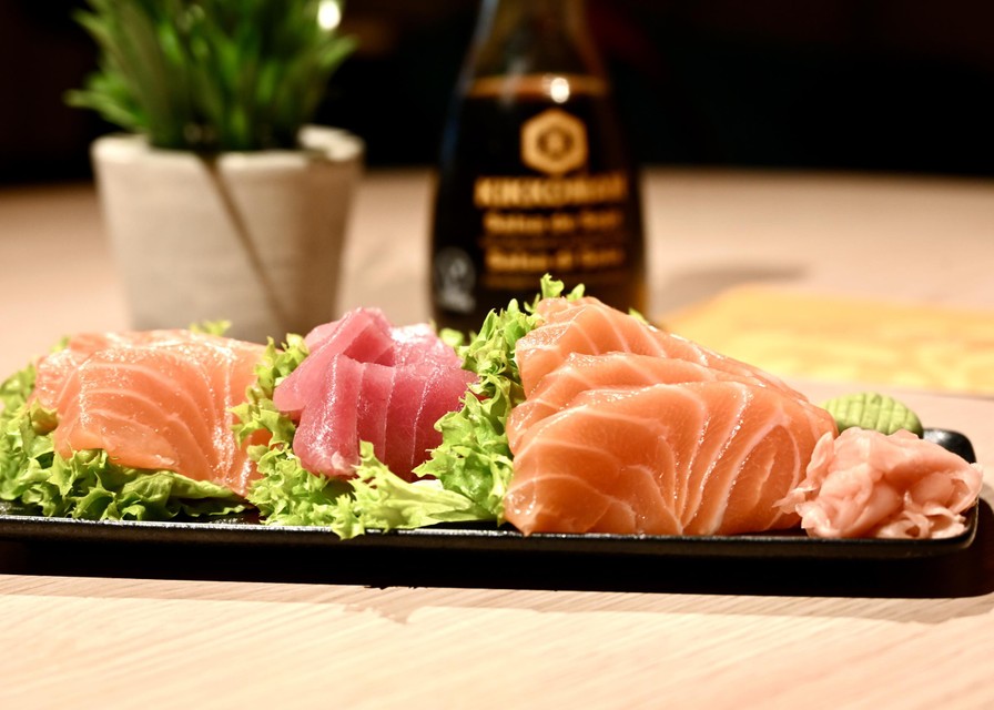 Verse sashimi bij Nobi.