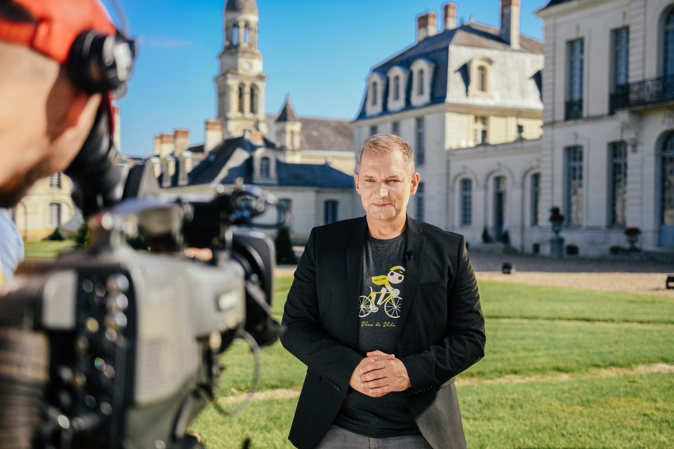 ‘Karl Vannieuwkerke is ambassadeur van het programma en promoot in die hoedanigheid ook mee de merchandising.’ 