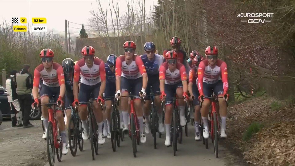 Trek-Segafredo hanteerde een merkwaardige koerstactiek.