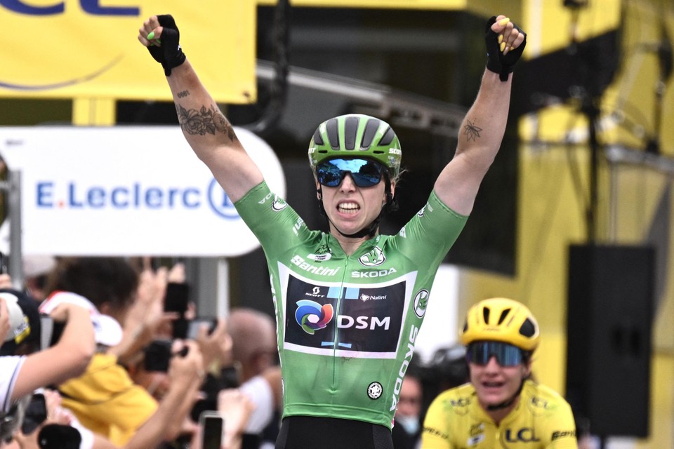 Lorena Wiebes verlaat Team DSM. 
