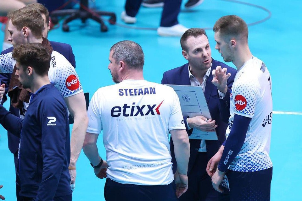 Steven Vanmedegael coachte met evenveel grinta als waarmee zijn spelers hun tegenstanders bekampten.