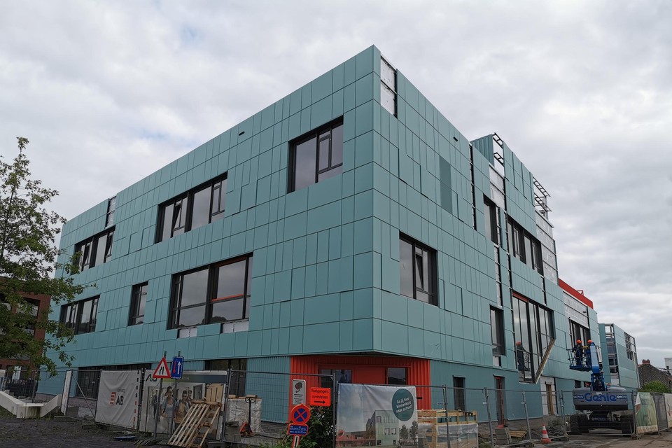 De imposante nieuwbouw voor tienerschool Tangram in Vilvoorde werd eind vorig jaar in gebruik genomen. 